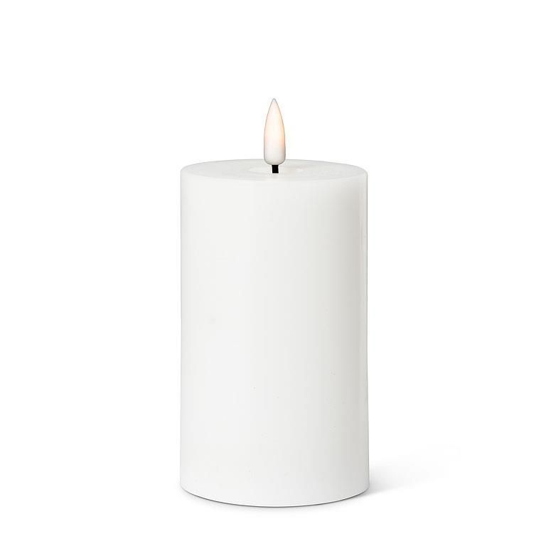 LuxLite White LED Pillar 3x5"