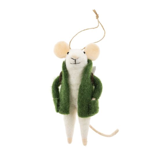 Indaba Salvador Mouse Holiday Ornament