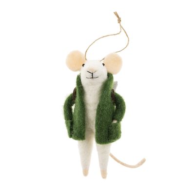 Indaba Salvador Mouse Holiday Ornament