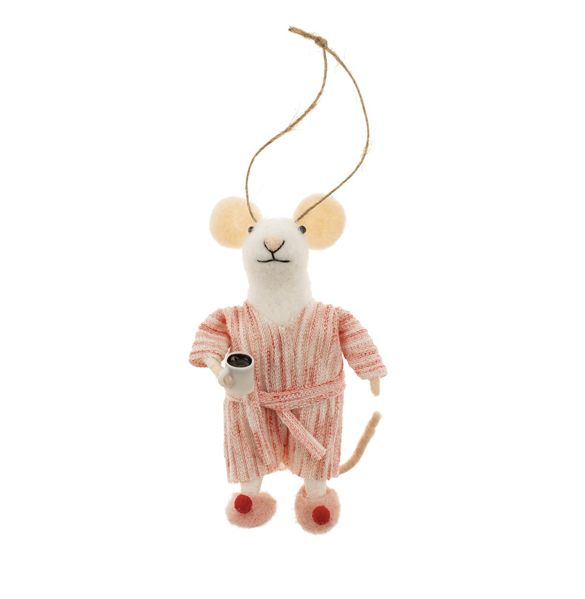 Indaba Sunday Sloane Mouse Holiday Ornament