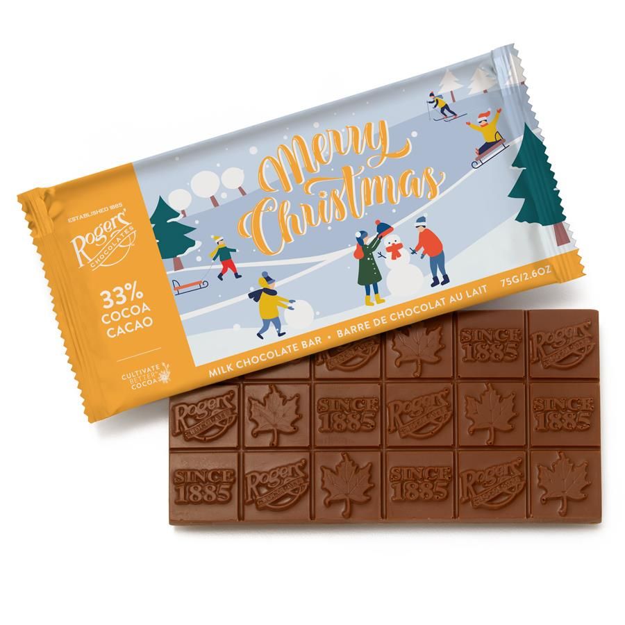 Rogers&#39; Merry Christmas Milk Chocolate Bar