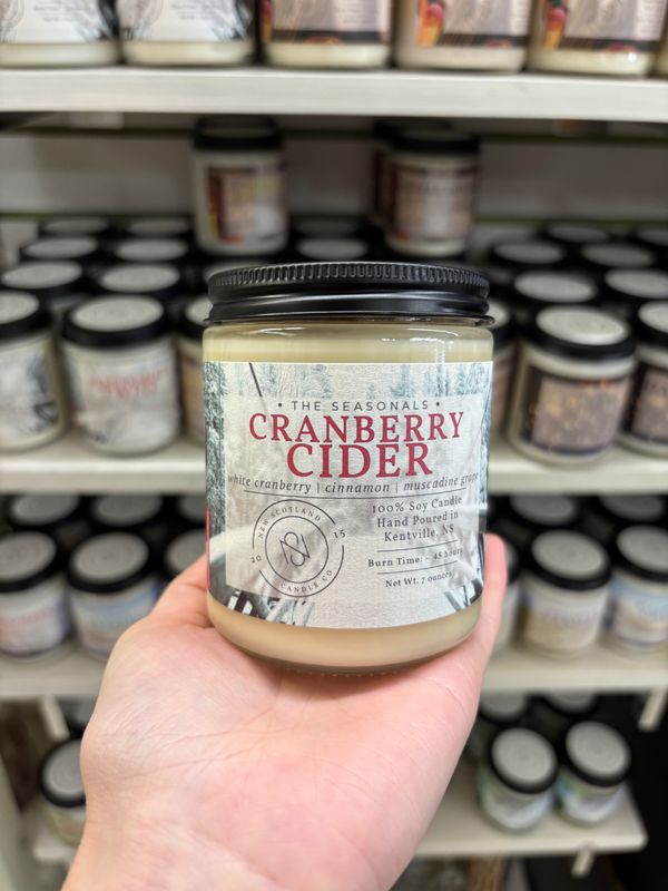 New Scotland Candle Co. Cranberry Cider 7oz New Scotland Candle Co. Cranberry Cider 7oz
