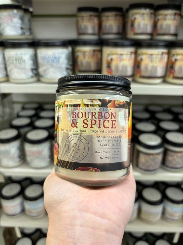 New Scotland Candle Co. Bourbon & Spice 7oz New Scotland Candle Co. Bourbon & Spice 7oz