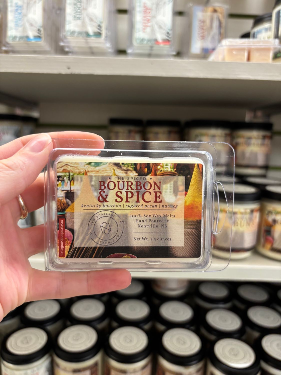 New Scotland Candle Co. Bourbon &amp; Spice Melts