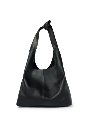 RISA Knot Tote Leather Black