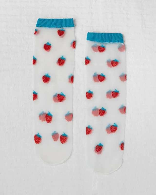 Unified Sheer Fruit Socks