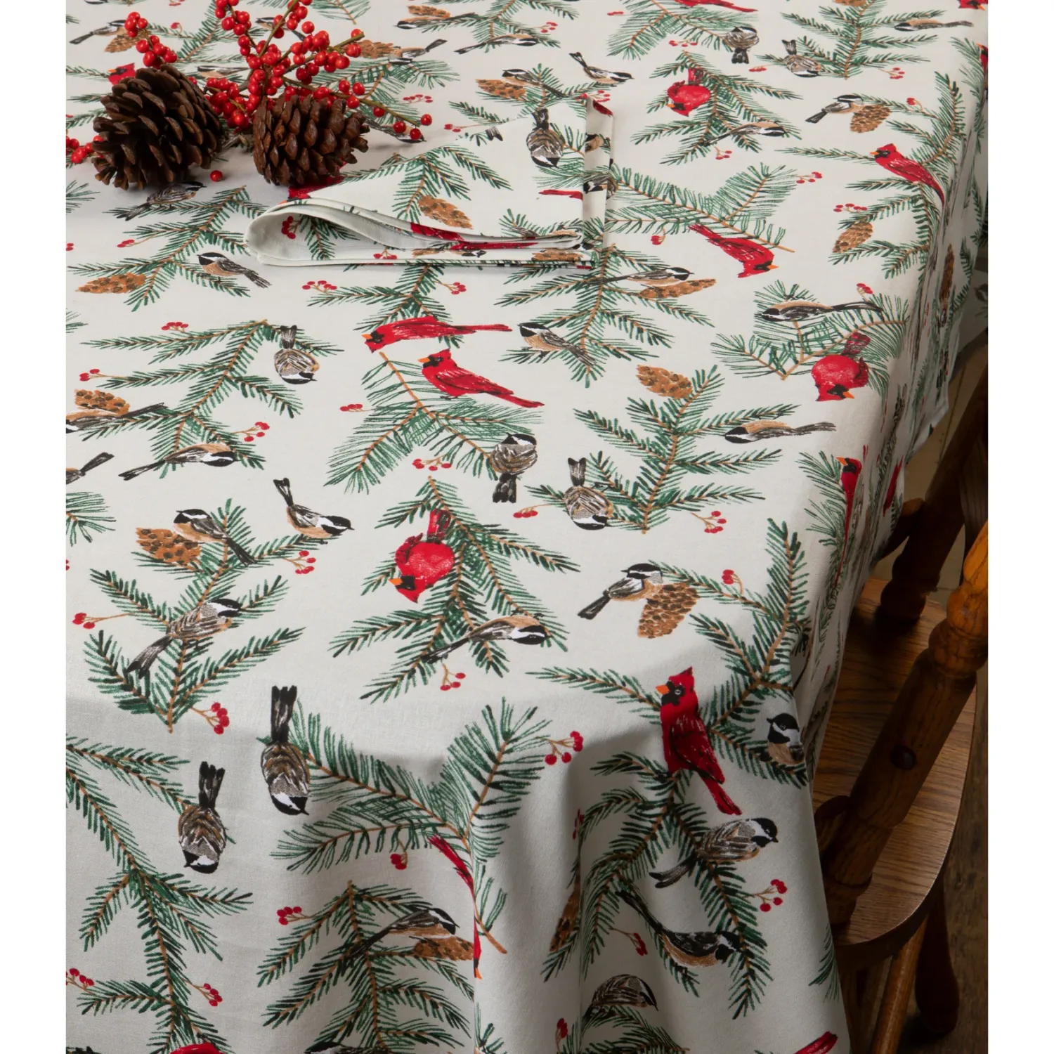 Danica Tablecloth Birds & Boughs 60x120 Danica Tablecloth Birds & Boughs 60x120