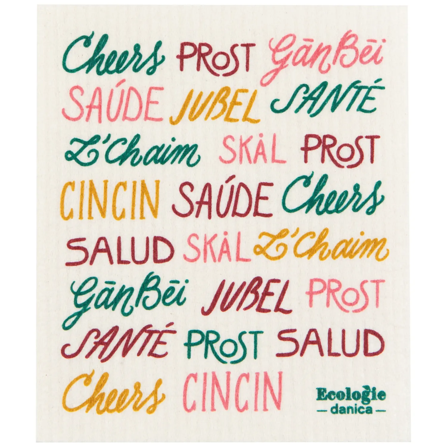 Danica Swedish Dishcloth Cheers All Around Danica Swedish Dishcloth Cheers All Around