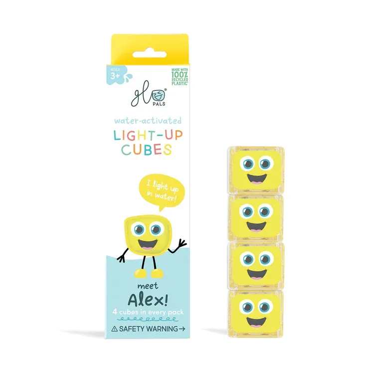 Glo Pals Light Up Cubes 4 pack Alex Glo Pals Light Up Cubes 4 pack Alex