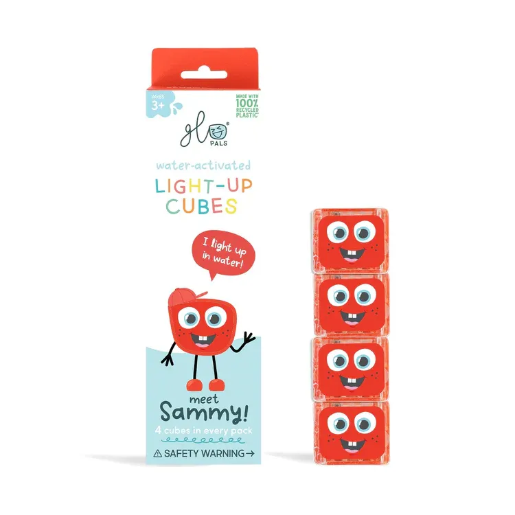 Glo Pals Light Up Cubes 4 pack Sammy Glo Pals Light Up Cubes 4 pack Sammy