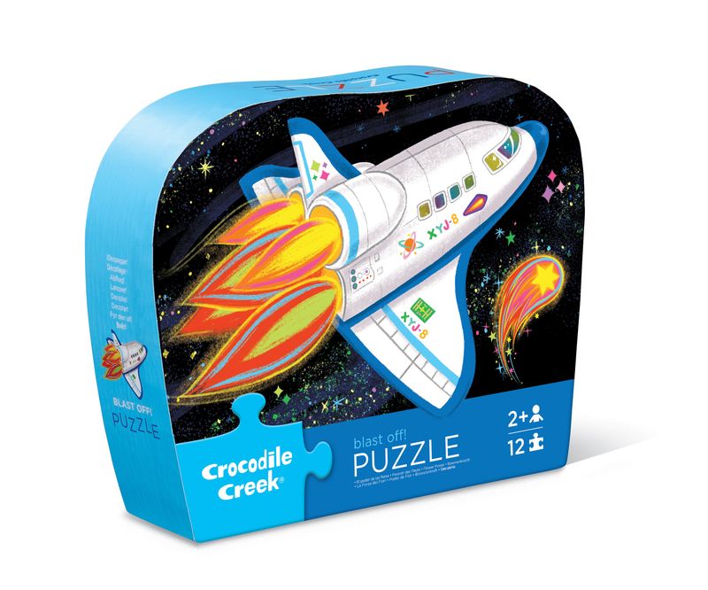 Crocodile Creek Mini Puzzle Blast Off 12pc