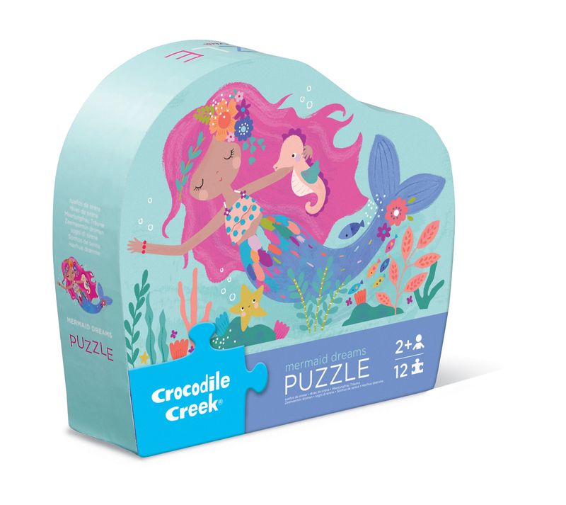 Crocodile Creek Mini Puzzle Mermaid Dreams 12pc