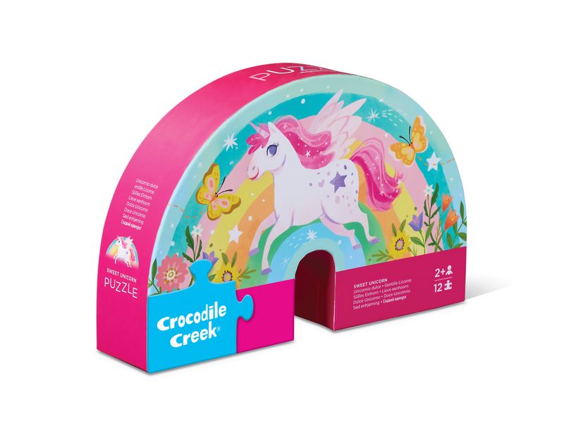 Crocodile Creek Mini Puzzle Sweet Unicorn 12pc