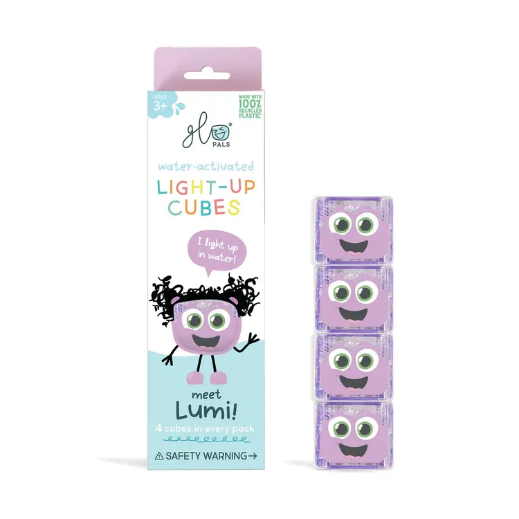 Glo Pals Light Up Cubes 4 pack Lumi Glo Pals Light Up Cubes 4 pack Lumi