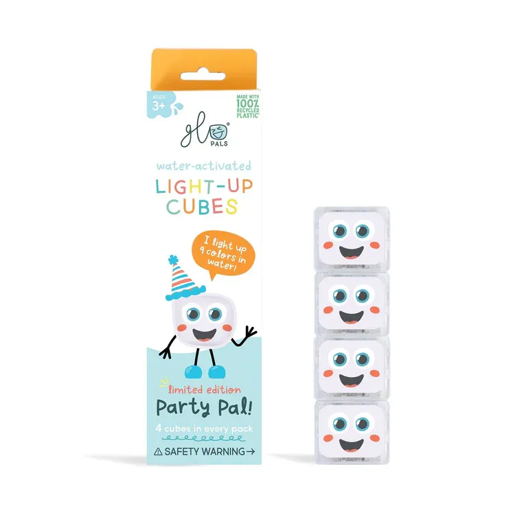 Glo Pals Light Up Cubes 4 pack Party Pal Glo Pals Light Up Cubes 4 pack Party Pal