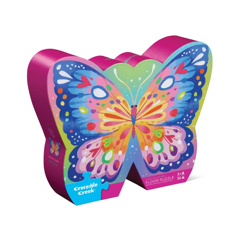 Crocodile Creek Butterfly Garden Puzzle 36pc