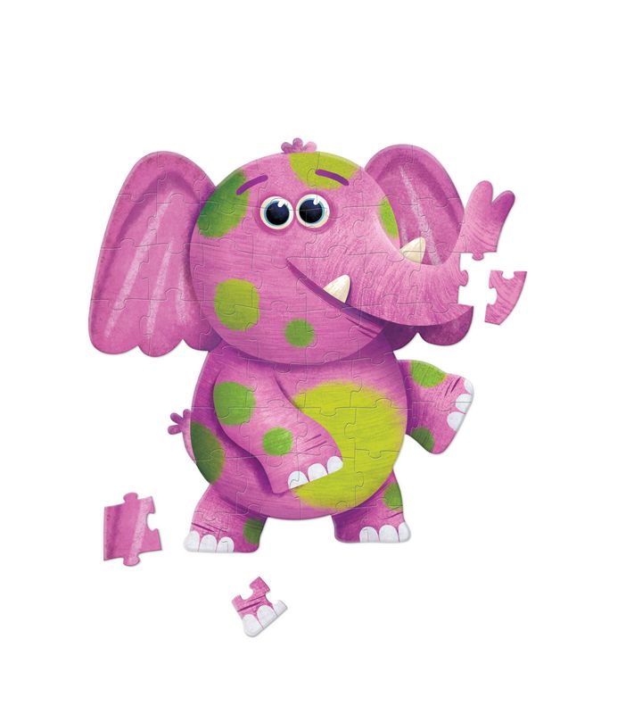 Crocodile Creek Jumbo Puzzle Elephant 48Pc Crocodile Creek Jumbo Puzzle Elephant 48Pc