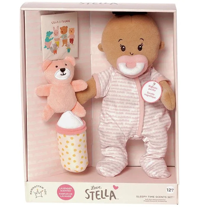 Love Stella Sleepy Time Set Beige Doll with Brown Tuft