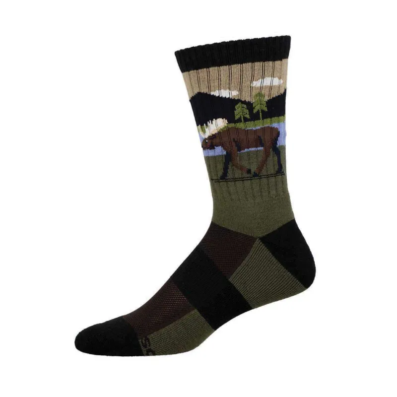 Socksmith Moose Lake Green Sz10-13