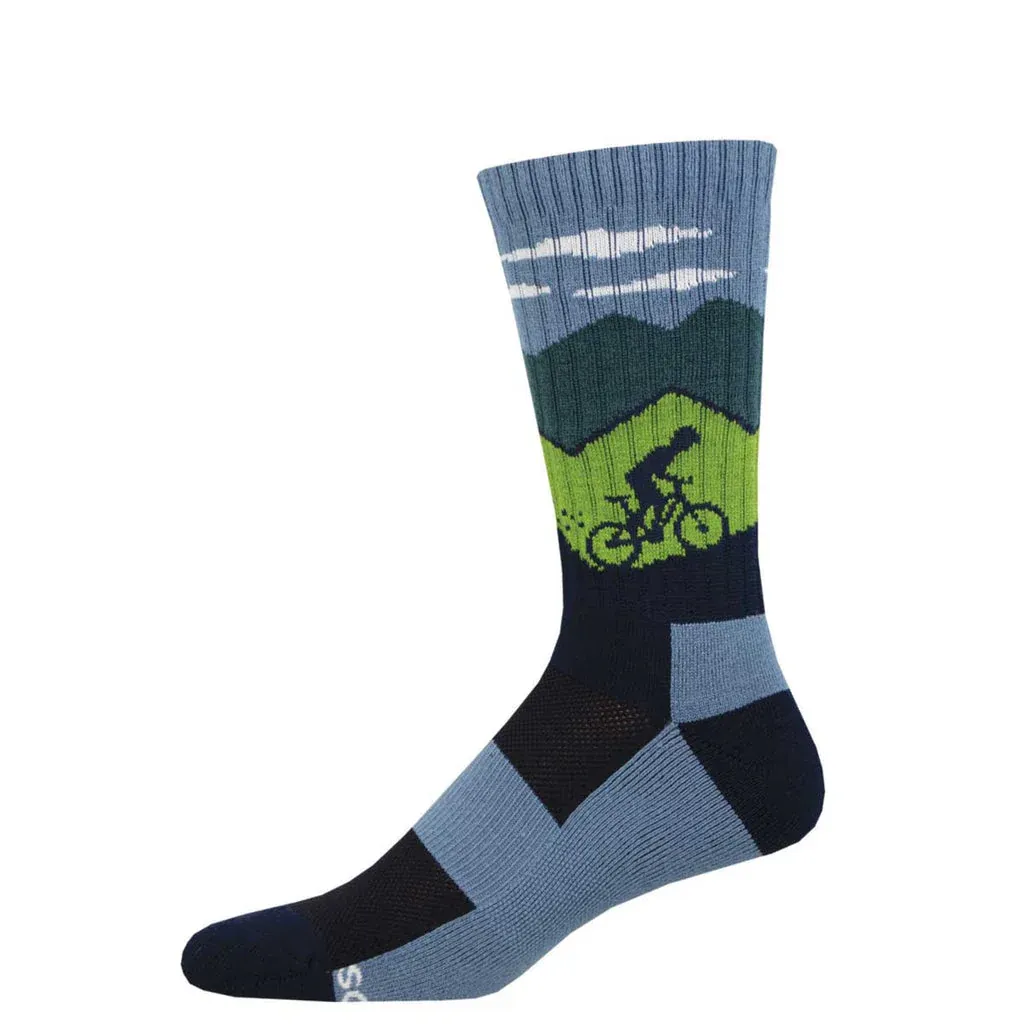 Socksmith Ride on Ride on Ride On Blue Sz10-13