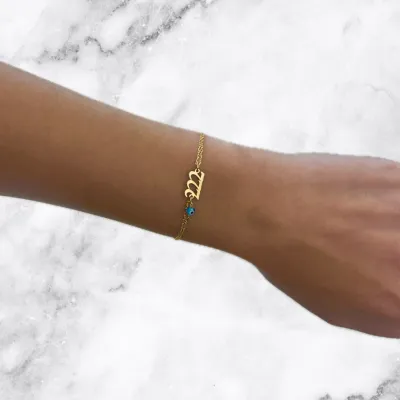 House of Moda 222 Angel Number Bracelet House of Moda 222 Angel Number Bracelet