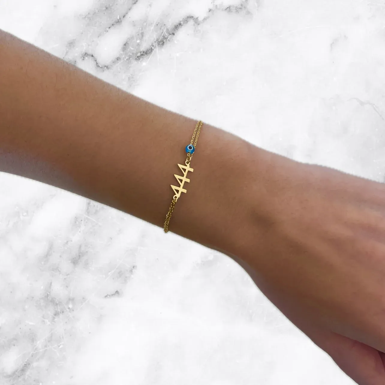 House of Moda 444 Angel Number Bracelet