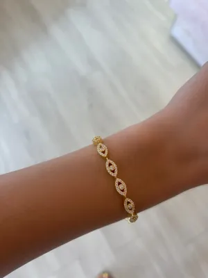 House of Moda Nazar Link Bracelet