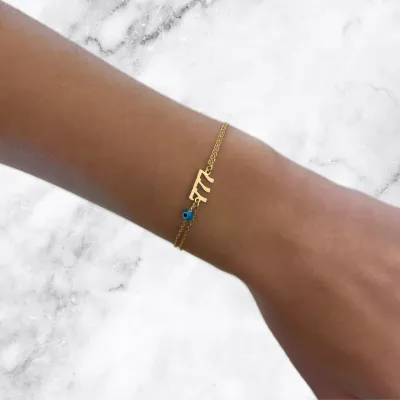 House of Moda 777 Angel Number Bracelet House of Moda 777 Angel Number Bracelet