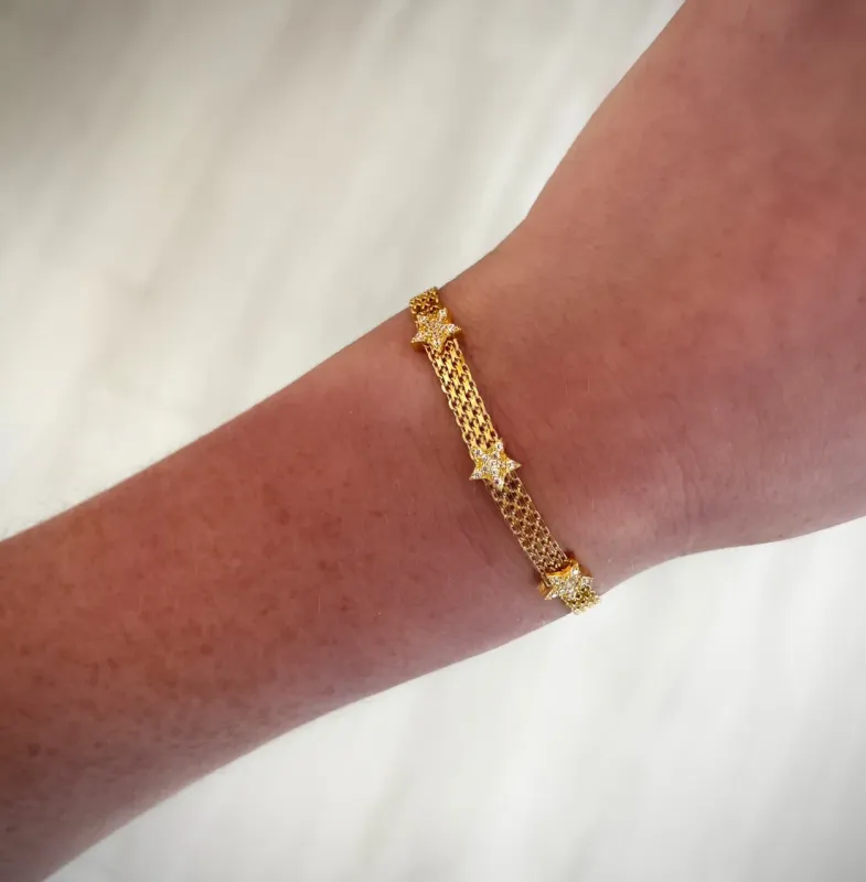 House of Moda Stars Cable Bracelet House of Moda Stars Cable Bracelet