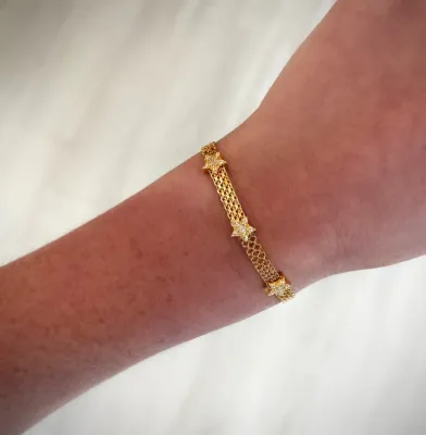 House of Moda Stars Cable Bracelet House of Moda Stars Cable Bracelet