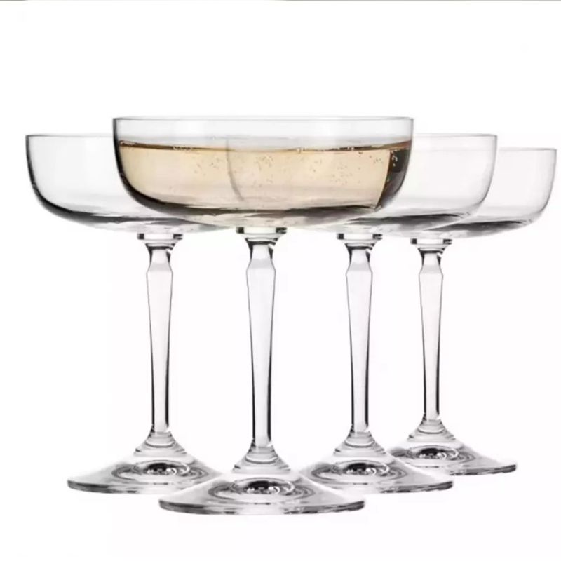 Krosno Roma Champagne Coupe Set of 4 Krosno Roma Champagne Coupe Set of 4