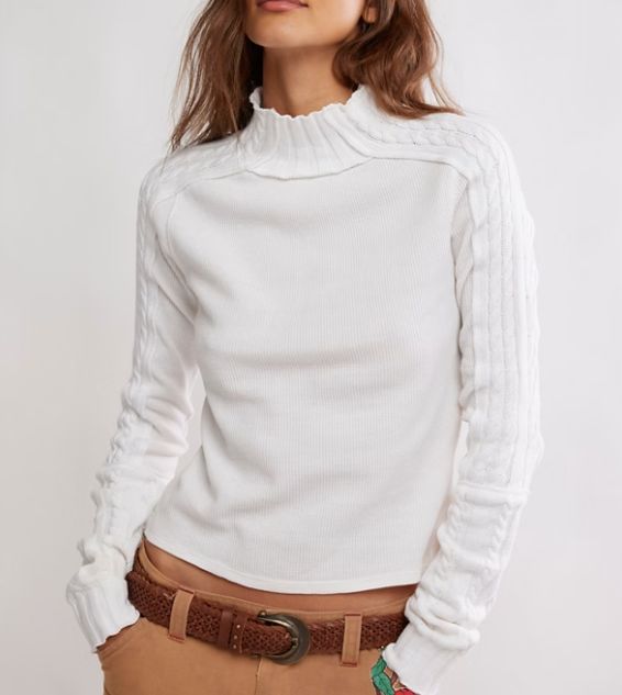 Free People WTF Breezy Swit Ivory Free People WTF Breezy Swit Ivory