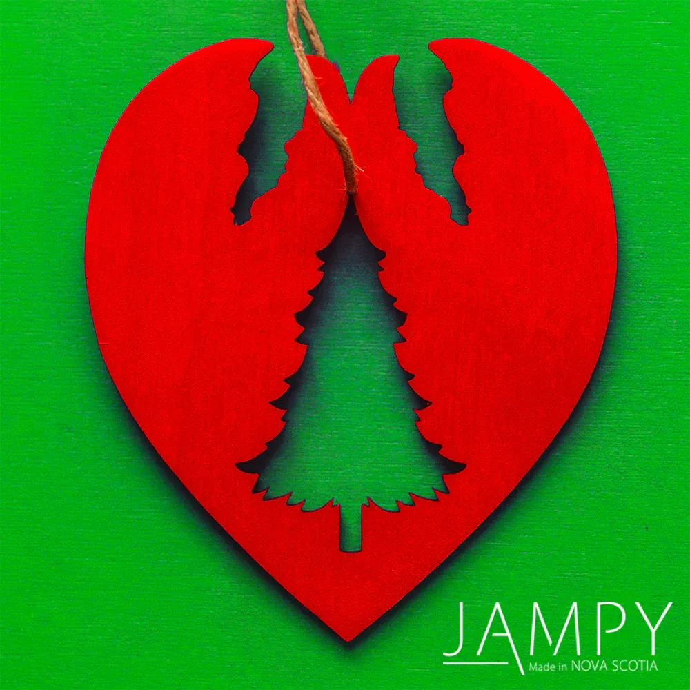 Jampy I Love Lobster For Christmas Ornament Jampy I Love Lobster For Christmas Ornament