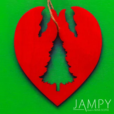 Jampy I Love Lobster For Christmas Ornament Jampy I Love Lobster For Christmas Ornament