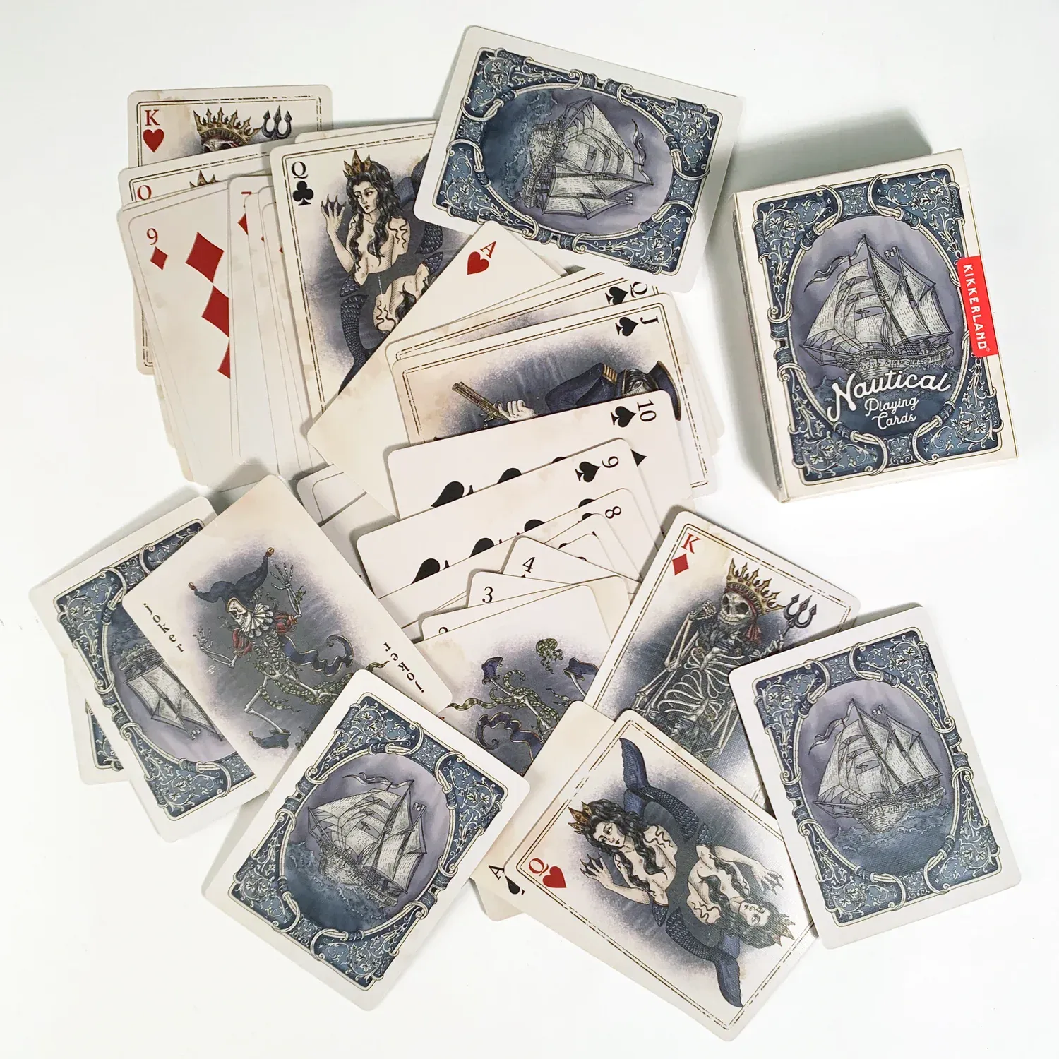Kikkerland Nautical Playing Cards Kikkerland Nautical Playing Cards