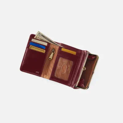 HOBO Robin Compact Wallet Saddleberry