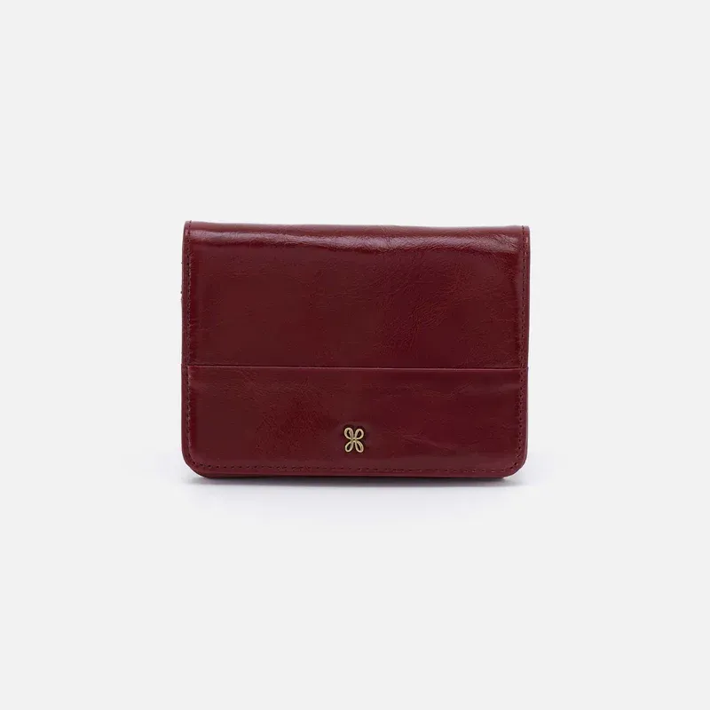 HOBO Jill Large Bi Fold Wallet Saddleberry