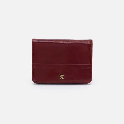 HOBO Jill Large Bi Fold Wallet Saddleberry