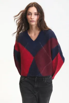 Deluc Micah Argyle Sweater Deluc Micah Argyle Sweater