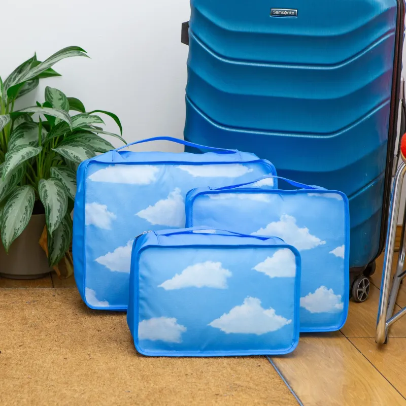 Kikkerland Cloud Packing Cubes Kikkerland Cloud Packing Cubes