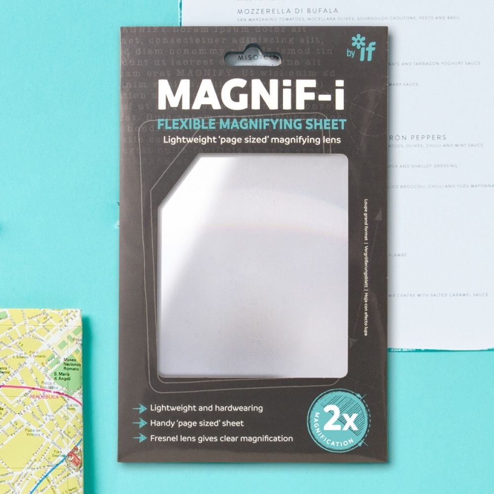 Magnif-I Flexible Magnifying Sheet Magnif-I Flexible Magnifying Sheet