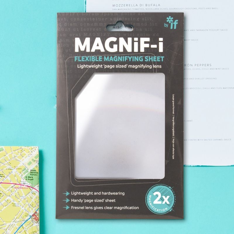 Magnif-I Flexible Magnifying Sheet Magnif-I Flexible Magnifying Sheet