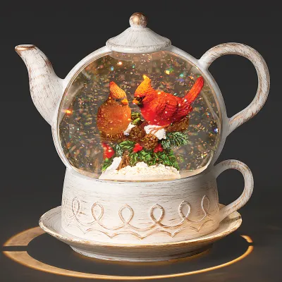 Confetti Lites Lighted Swirl Teapot 8" Confetti Lites Lighted Swirl Teapot 8"