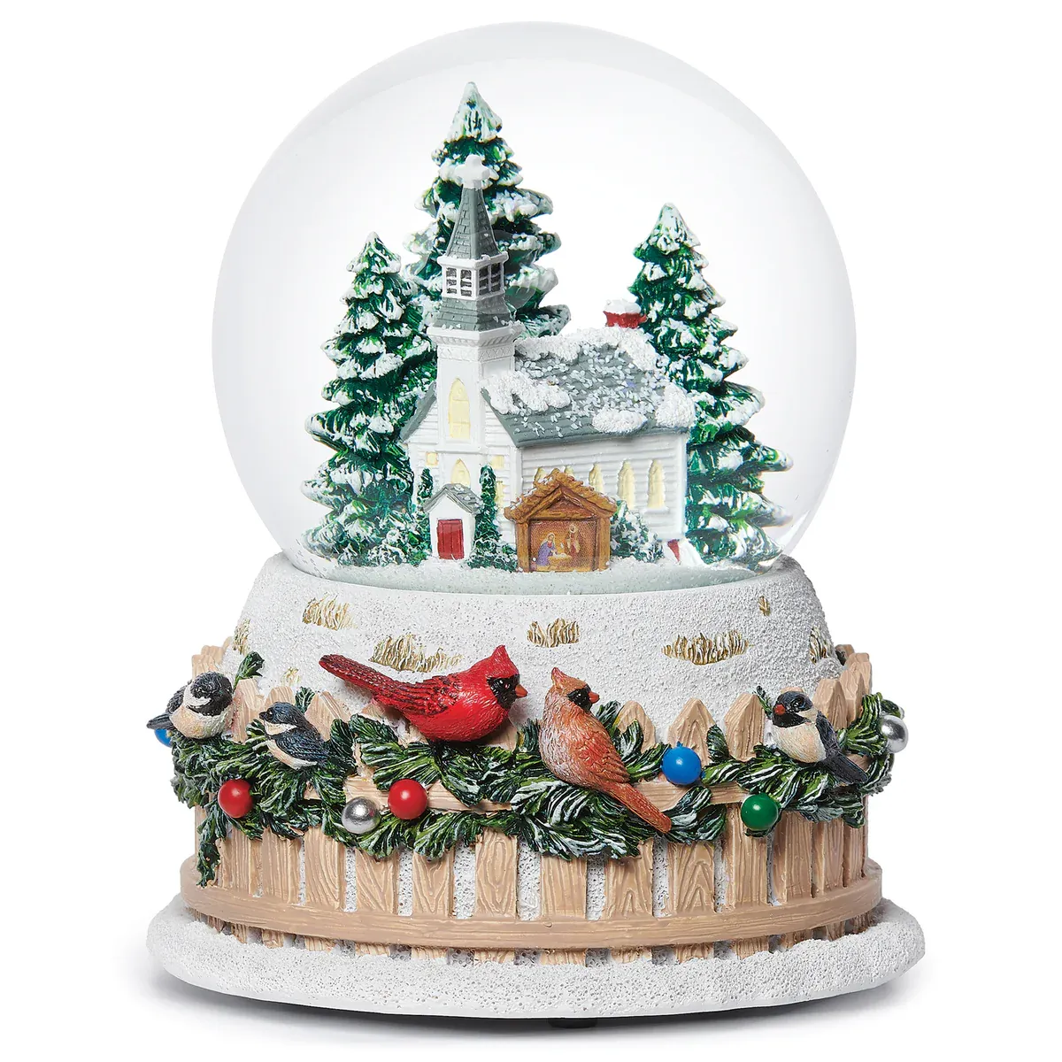 Glitterdome Musical Dome Church 5.75" Glitterdome Musical Dome Church 5.75"