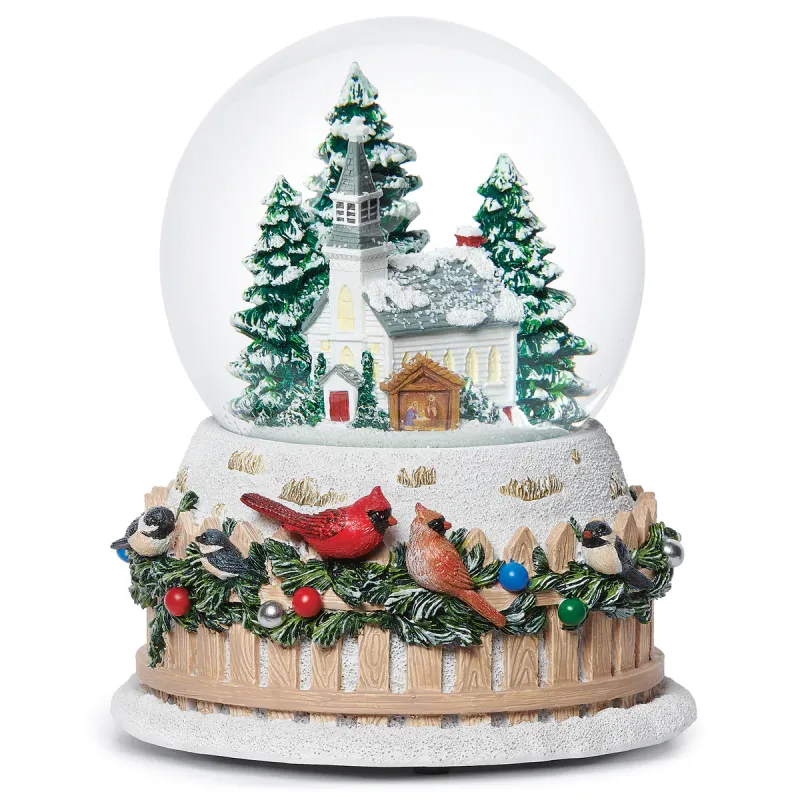 Glitterdome Musical Dome Church 5.75" Glitterdome Musical Dome Church 5.75"