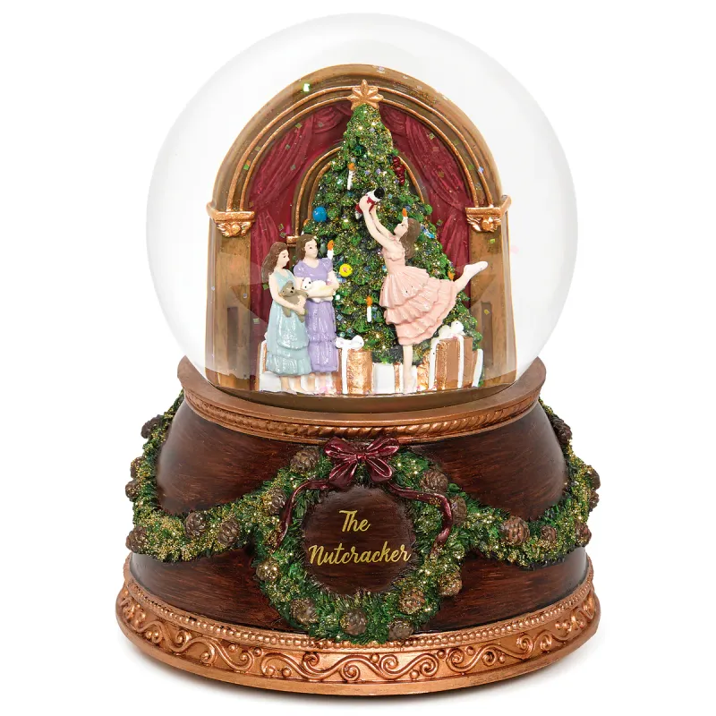 Glitterdome Musical Nutcracker Dome 6" Glitterdome Musical Nutcracker Dome 6"