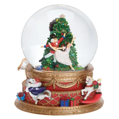 Glitterdome Musical Nutcracker Dome 7" Glitterdome Musical Nutcracker Dome 7"