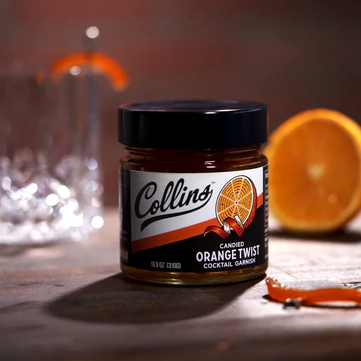 Collins Orange Twist in Syrup