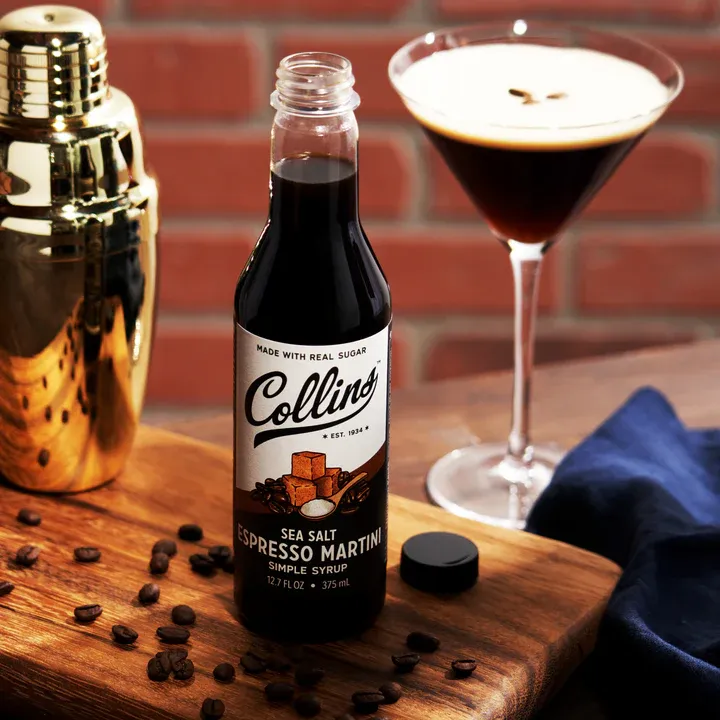 Collins Sea Salt Espresso Martini Simple Syrup
