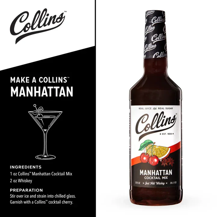 Collins Manhattan Cocktail Mix